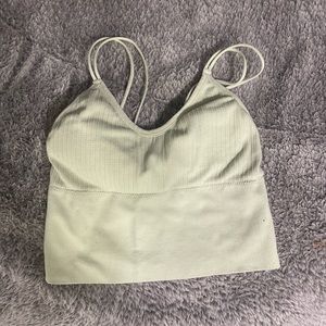 Light Green Cropped Tank